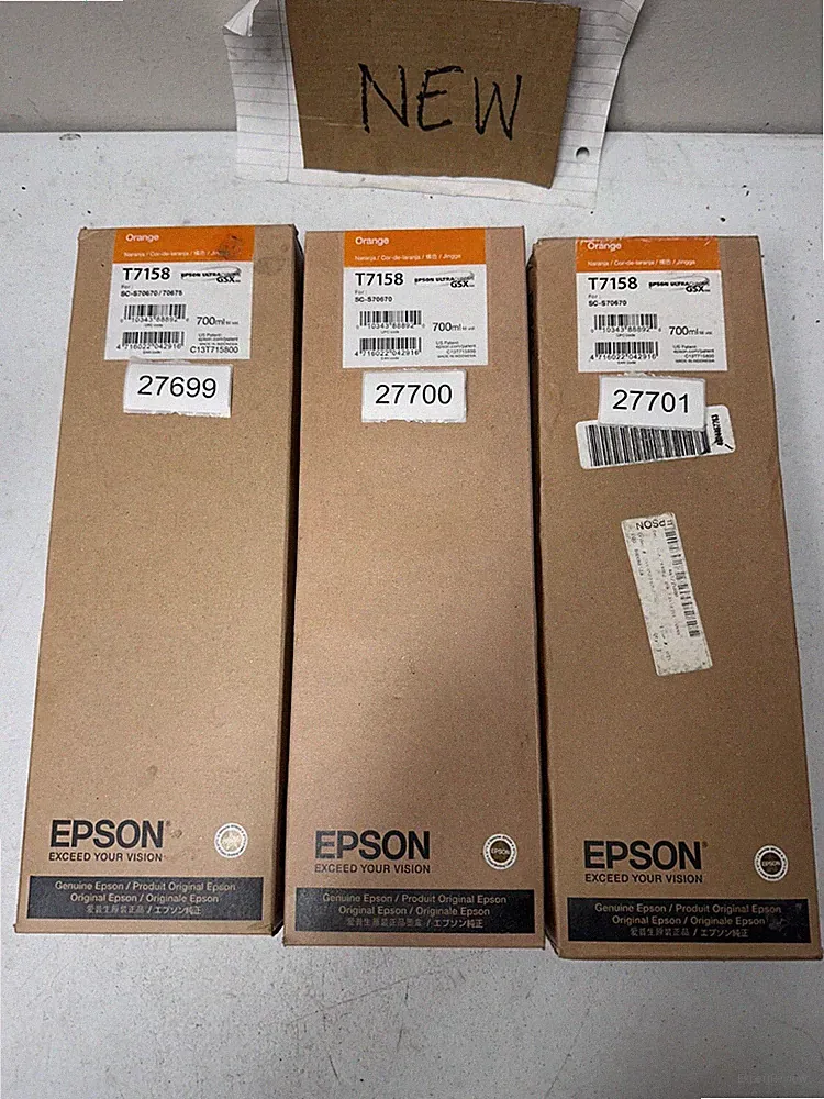 Epson T7158 Orange Ink Surecolor 700 ML SC-S70670