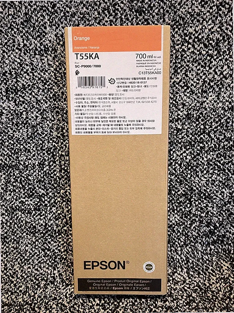 Genuine Epson T55KA Ink Cartridge for 7000/9000 Series Printers Date: June 2027