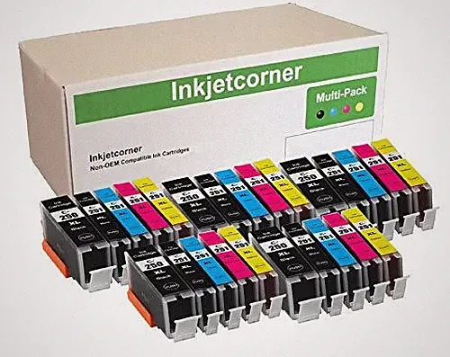 Inkjetcorner Compatible Ink Cartridges Replacement for PGI-250XL CLI-251XL PGI-2