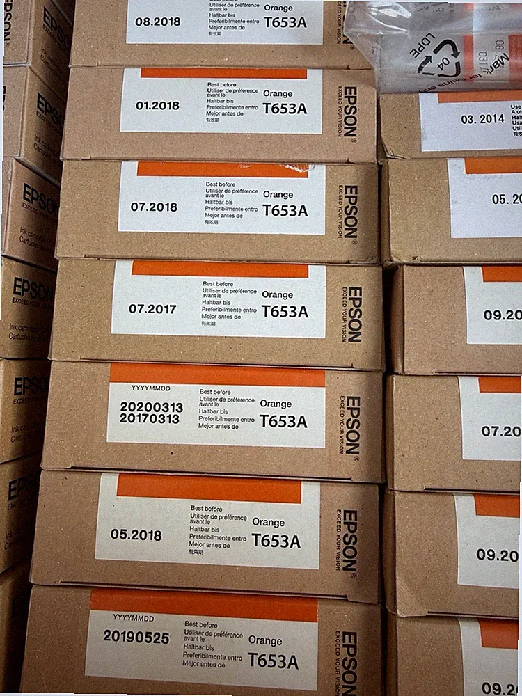NEW Epson T653A 200ml Orange HDR Ink 4900 Stylus Pro Genuine Expired